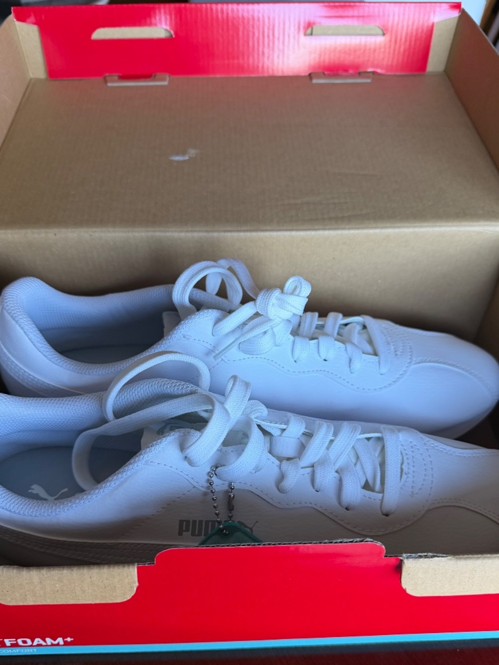 Puma Turin men’s shoes Size 12  White - Picture 2 of 5